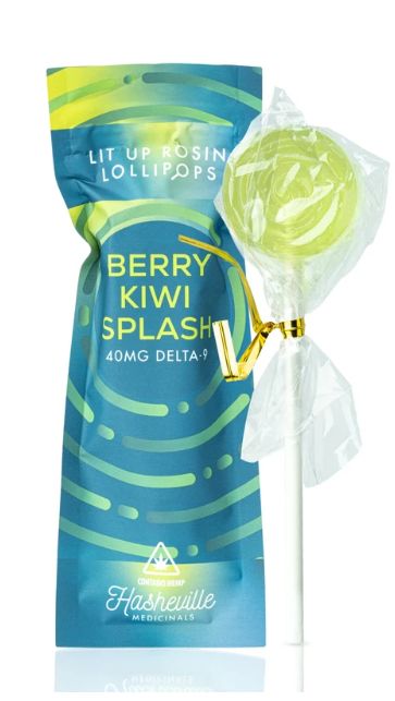 Lit Up Lollipops, Flavor: Berry Kiwi Splash