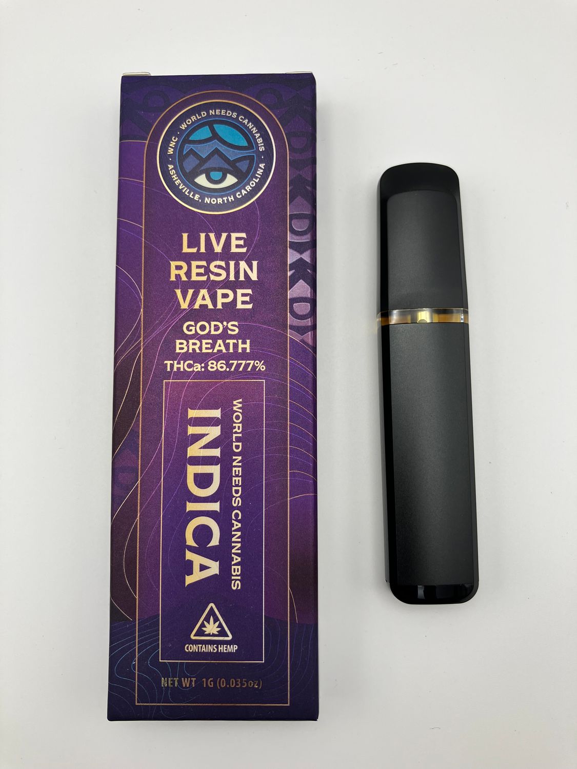 Disposable Cartridge Live Resin God's Breath