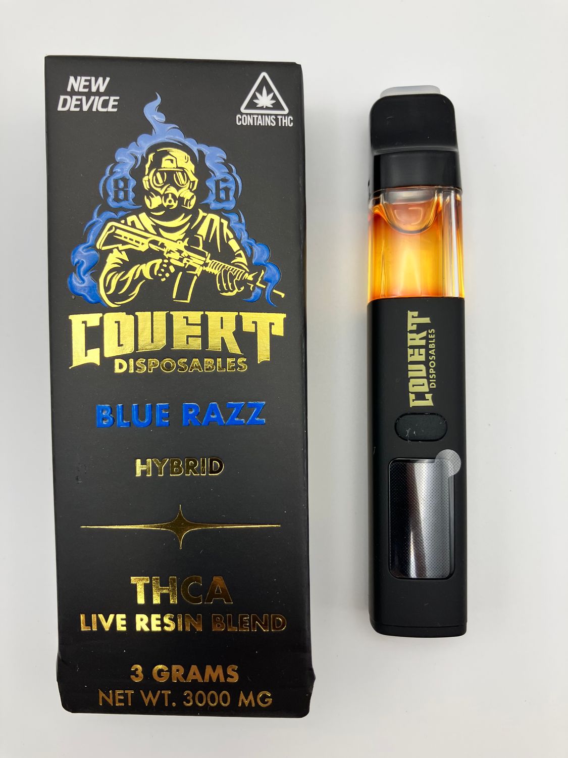 Disposable Resin Blend Blue Razz