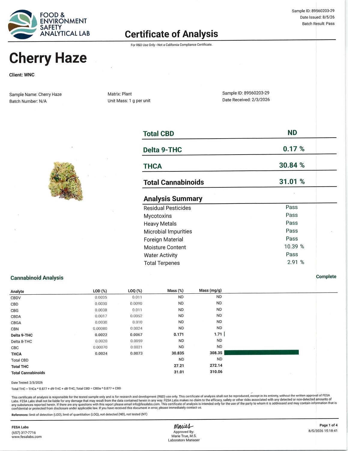Flower- Cherry Haze