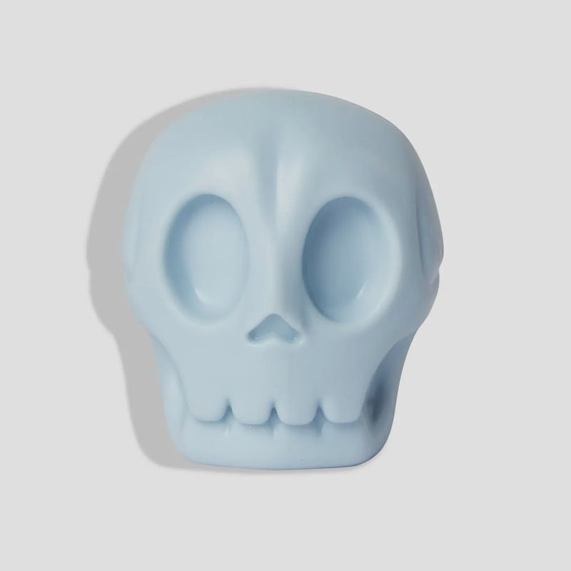 Skull-Shaped Squeaky Dog Toy