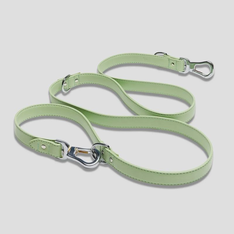 Green Hands-Free Lead | Dual Clip Dog Lead