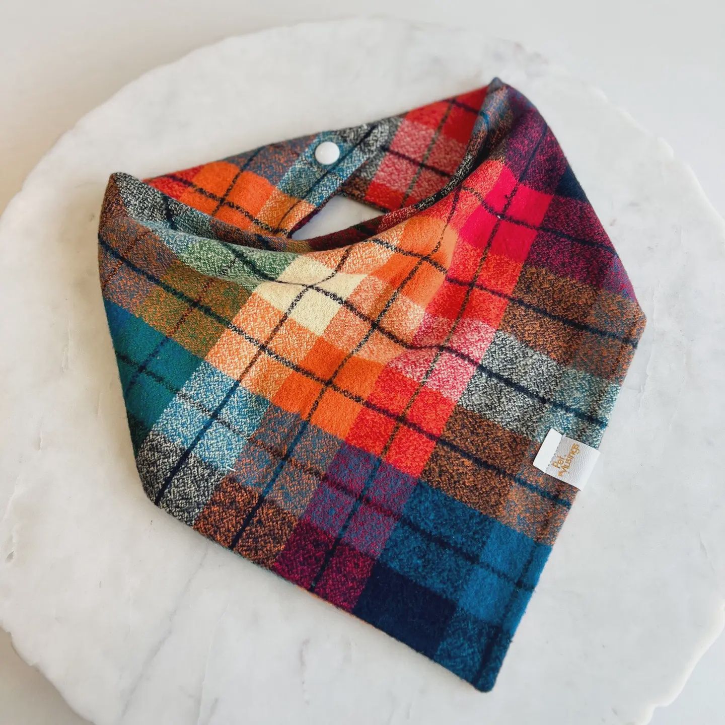 Fall Y&#39;all Plaid Flannel Bandana