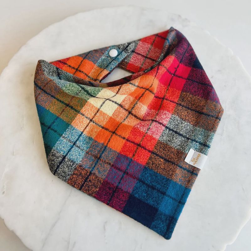 Fall Y&#39;all Plaid Flannel Bandana