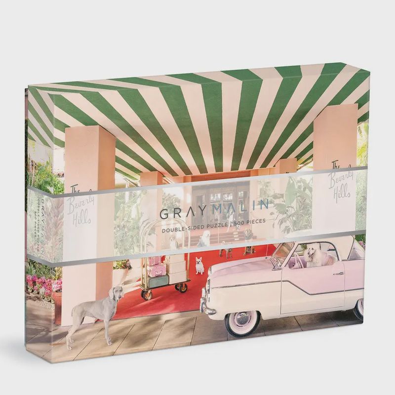 Gray Malin the Dogs At the Beverly Hills Hotel 500 Piece Double