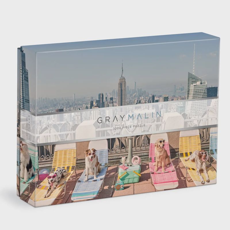 Gray Malin the Dogs of New York City 1000 Piece Puzzle