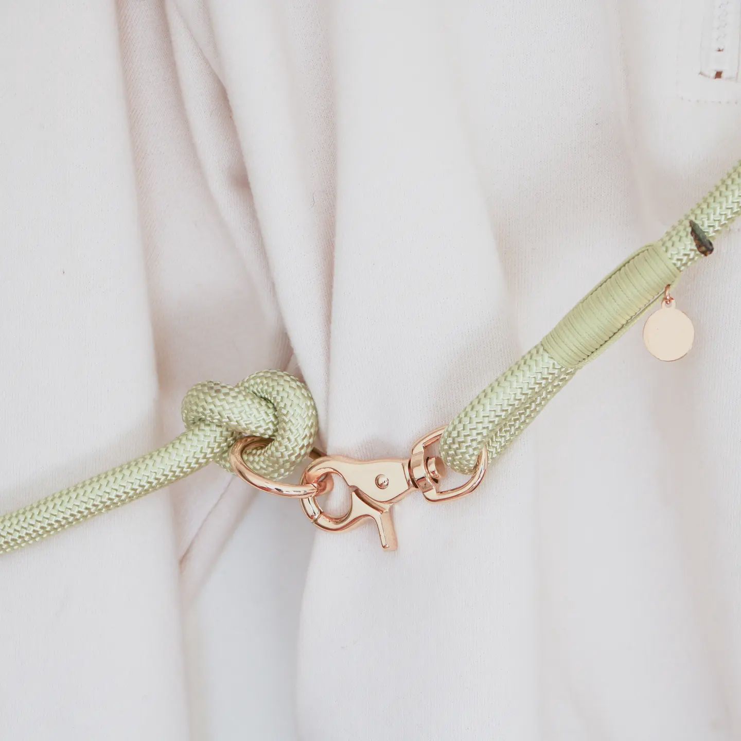 Hands Free Dog Braided Rope Leash