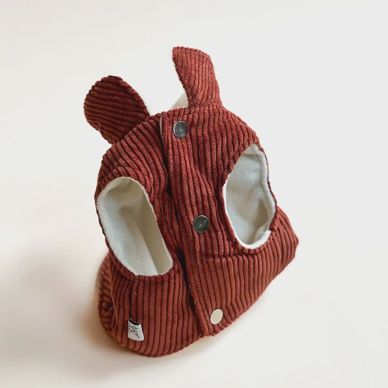 Signature Puffer Vests - Brick