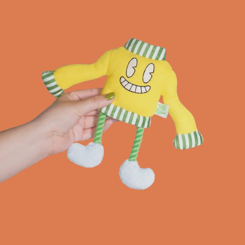 Sweater Guy Dog Toy