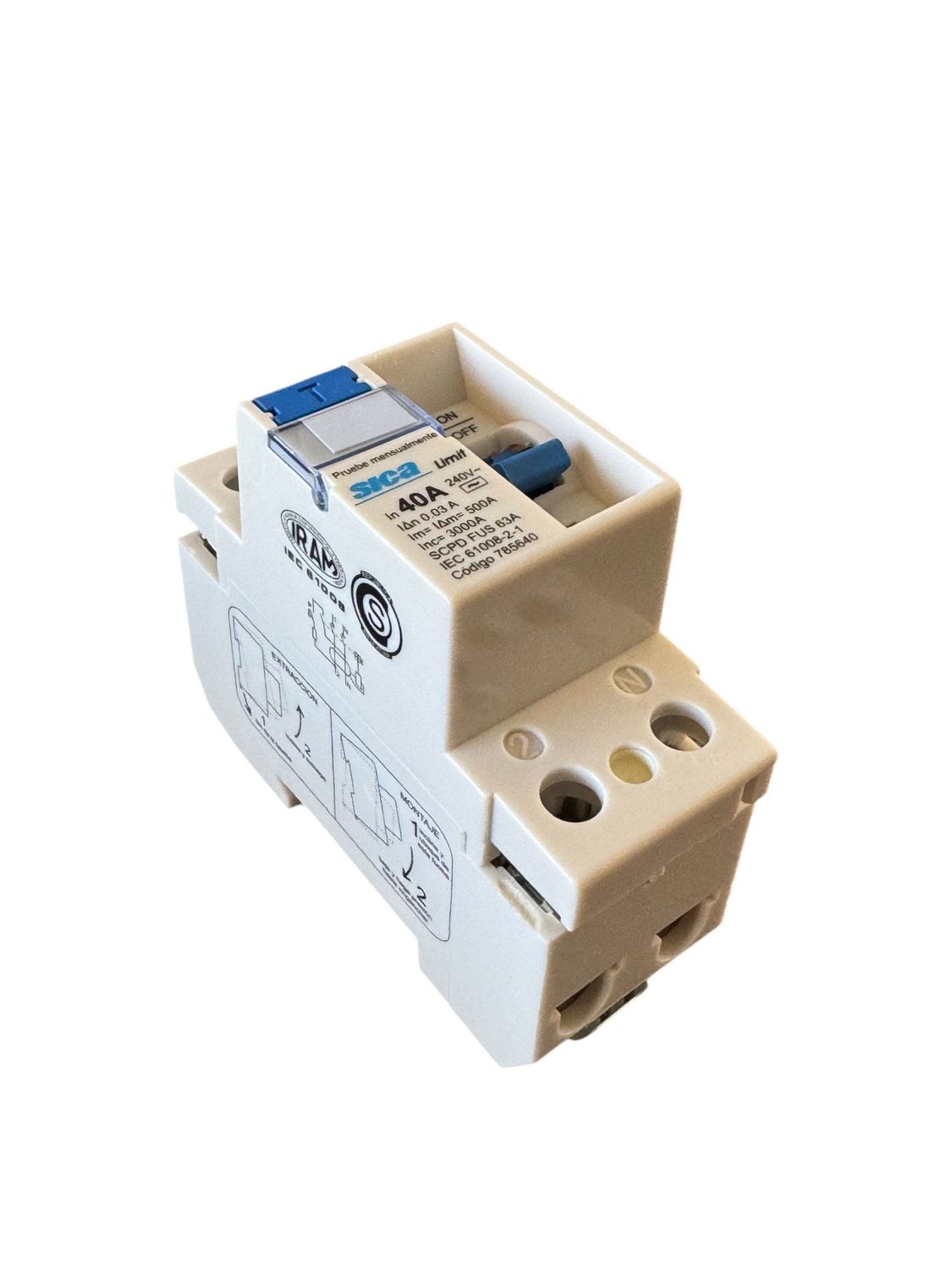 INTERRUPTOR DIFERENCIAL SICA 2X40