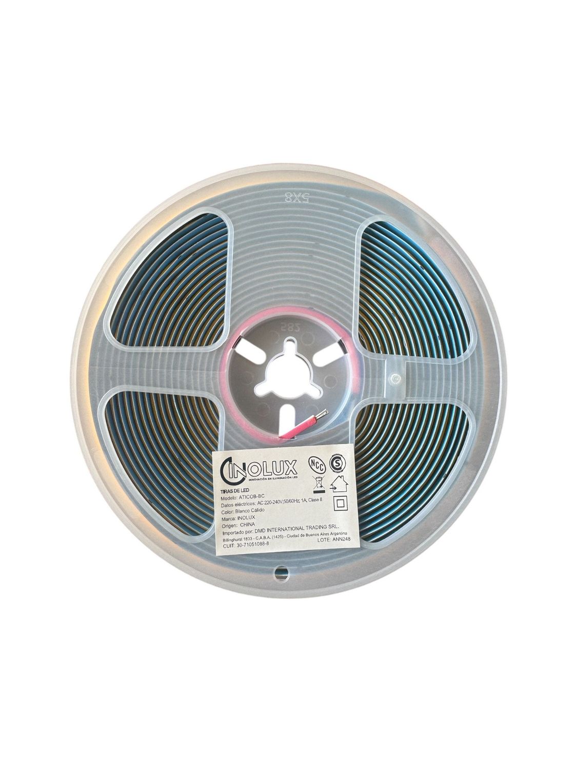 TIRA LED COB ROLLO X 5MTS 220V BLANCO CALIDO