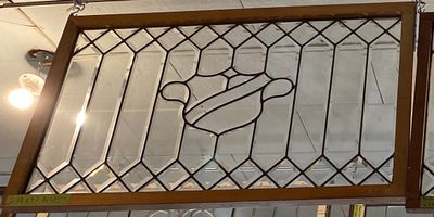 Clear Leaded Glass Window