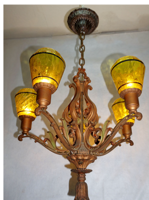 Vintage Five Light Chandelier