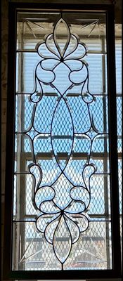 Vintage Beveled Glass Window