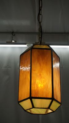 Stained Glass Pendant Light Fixture