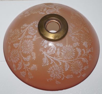 Glass Lamp Shade Ca 1920s