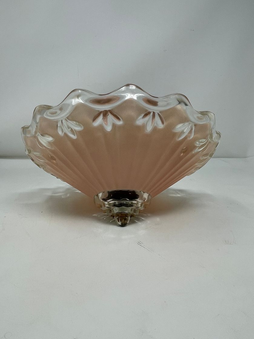 3-Chain Art Nouveau Light Fixture