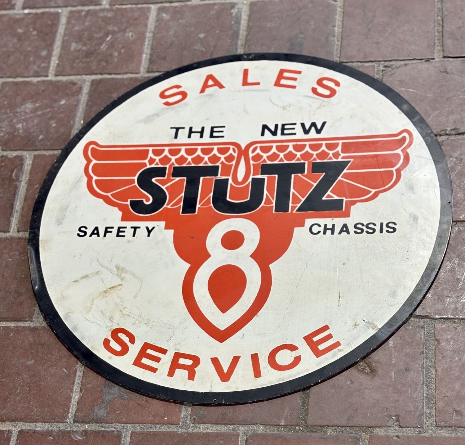 Stutz Safety Chassis Service Sign 26&quot;