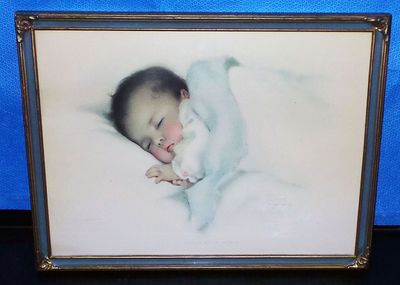 Bessie Pease Guttman &quot;A Little Bit of Heaven&quot; Lithograph Print