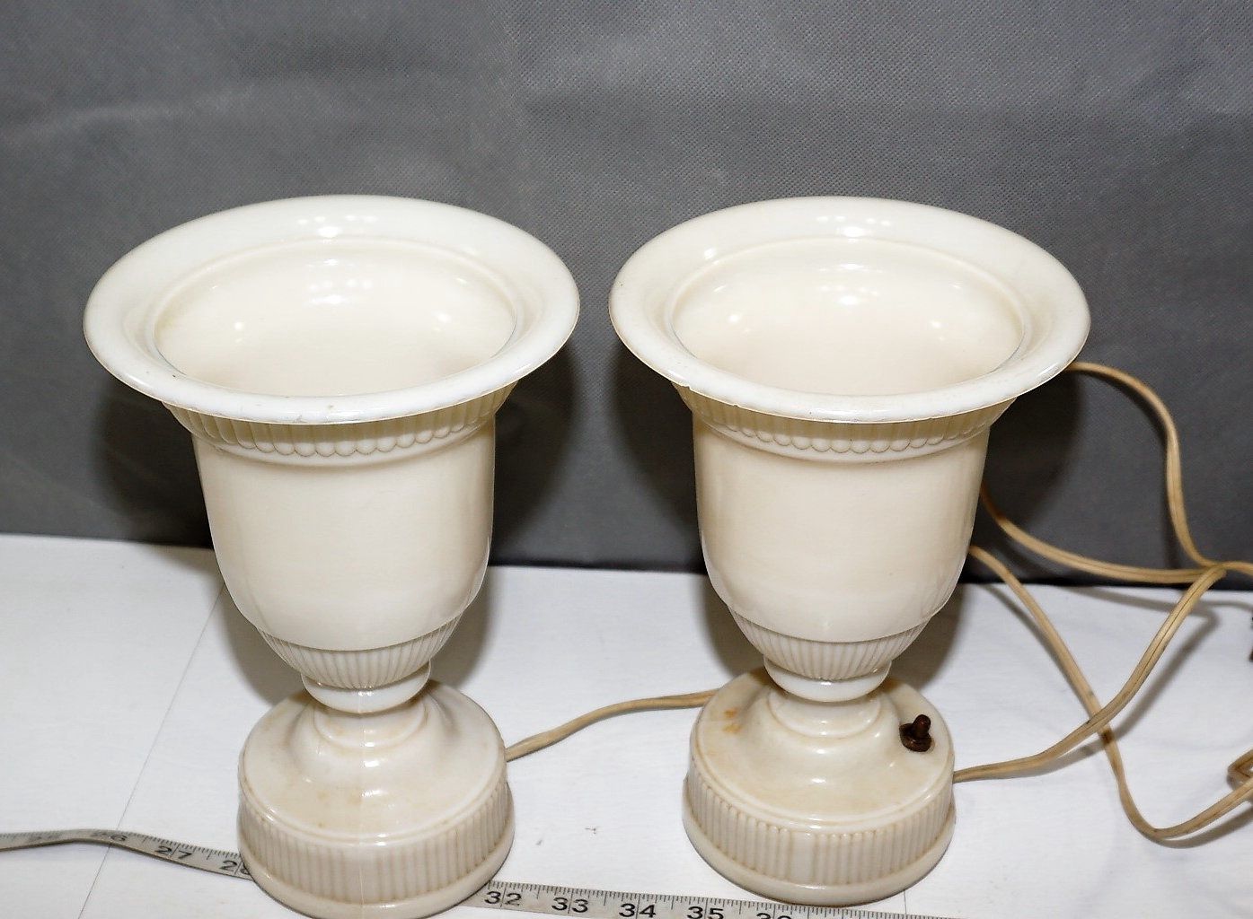 Pair of Aladdin Urn Lamps 1940s Model G