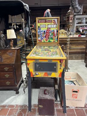 1960 Wagon Train Pinball Machine produced by D. Gottlieb &amp; Co