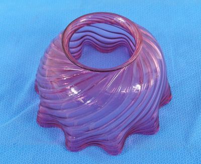 1800s Cranberry Gas Shade - 8" x  4.5"