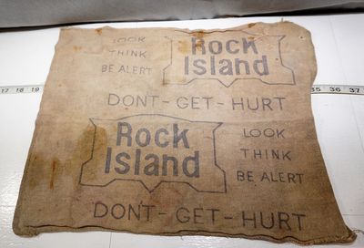 Rock Island Advertising Cloth