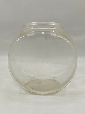 Vintage Fish Bowl Clear Glass