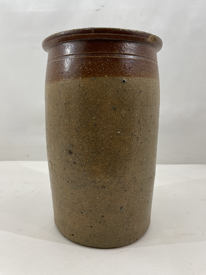 Vintage Stoneware Crock 6&quot; x 10&quot; Small chips around the top