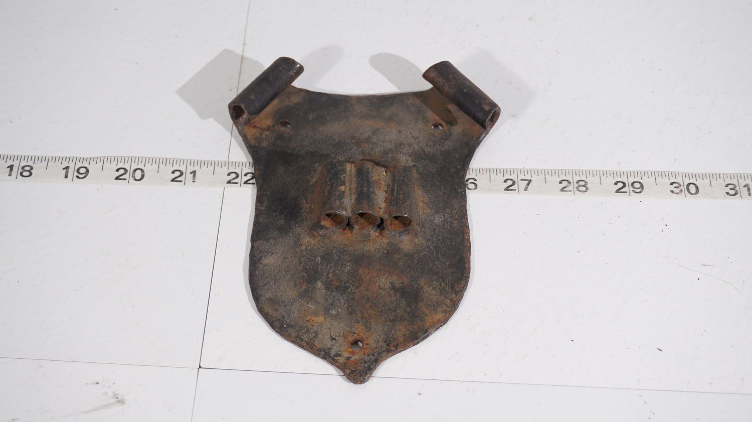 Vintage Shield Shaped Flag Bearer 6.5" x 5"