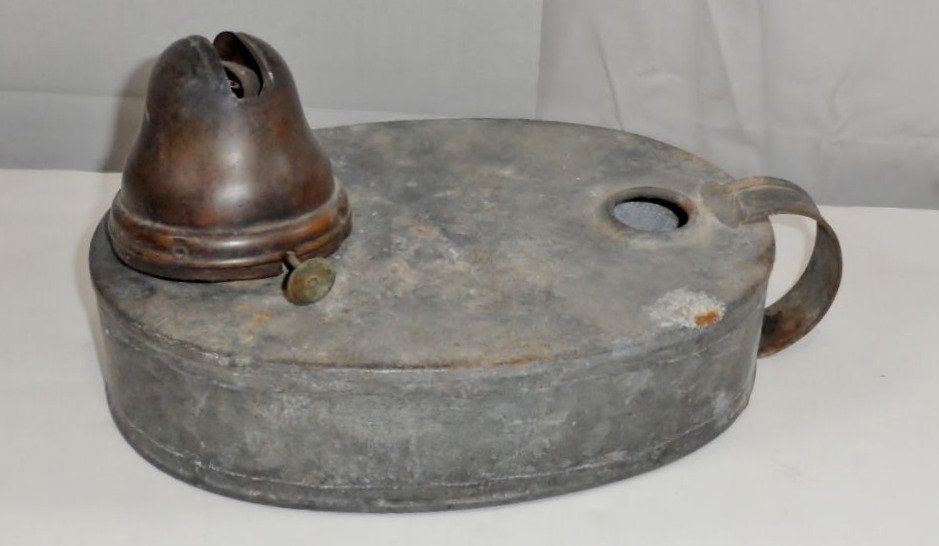 Vintage Metal Kerosene Lamp