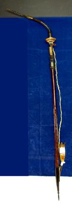 Large Smoking Pipe with Ceramic Bowl