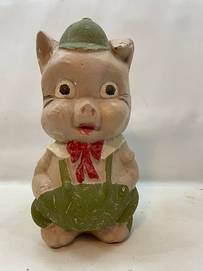 Vintage Ceramic Pig 6" x 6" x 11.5"