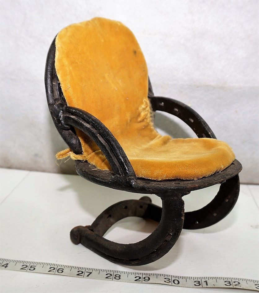 Tramp Art Miniature Rocking Chair