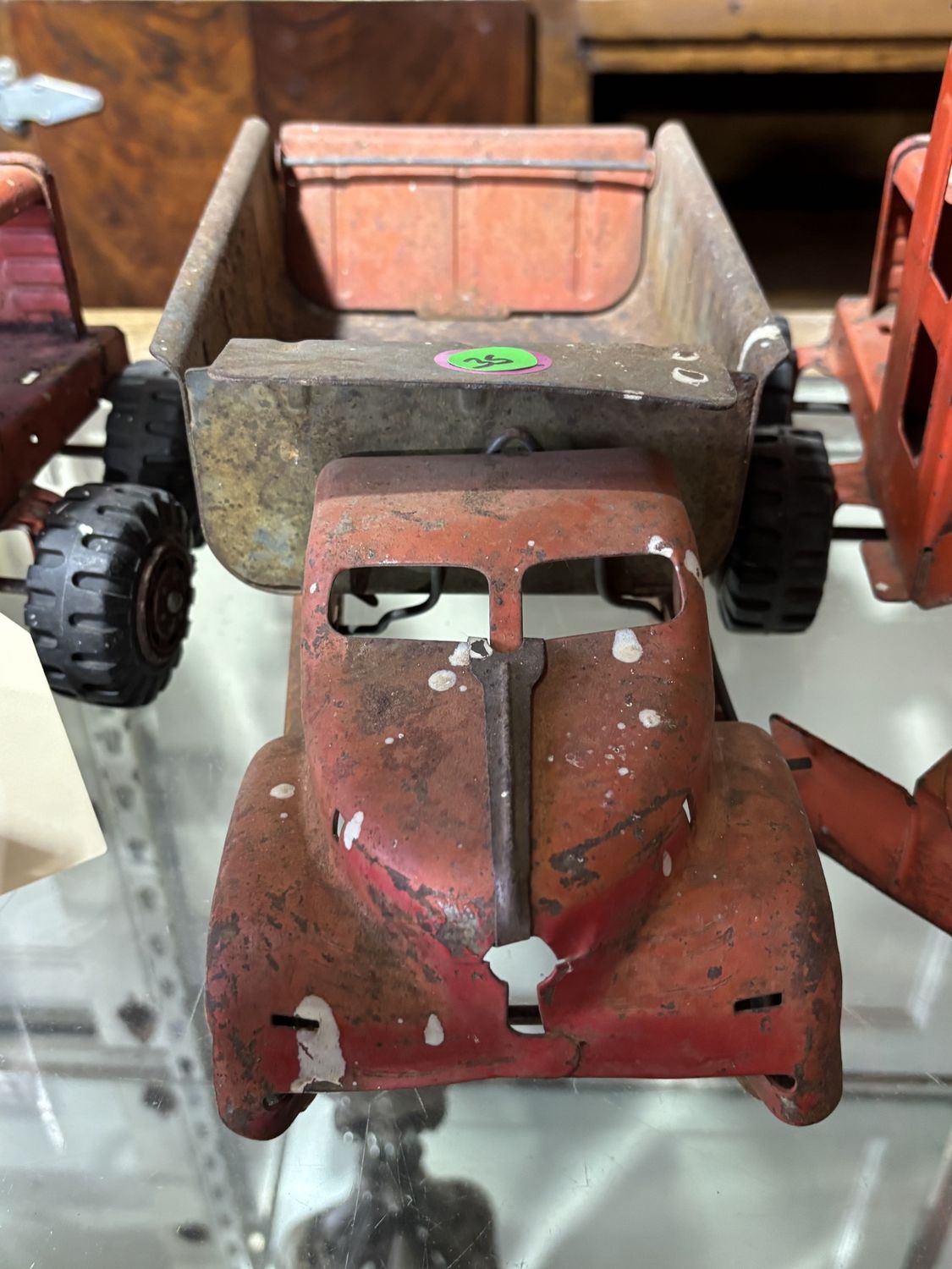 Vintage 1940s-50s Marx Lumar Contractors Gravel Dump Truck Made in USA