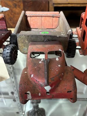 Vintage 1940s-50s Marx Lumar Contractors Gravel Dump Truck Made in USA