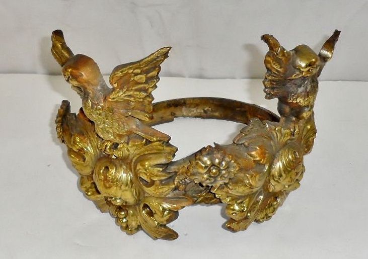 Victorian Light Fixture Fragment Fenix Bird