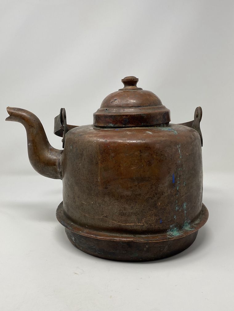 Vintage Copper Tea Kettle
