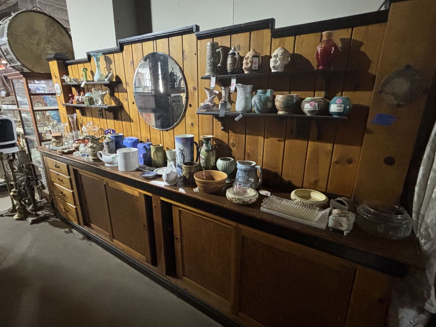 Vintage Back Bar 10' 10" x 78" x 18"