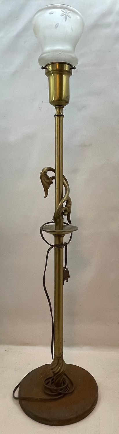 Vintage Floor Lamp 8.25" x 36.75"