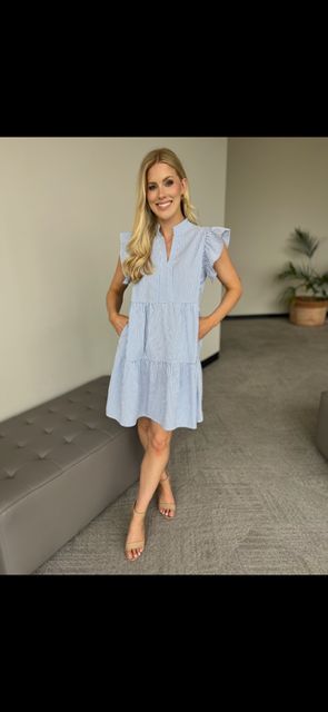 Seersucker Dress