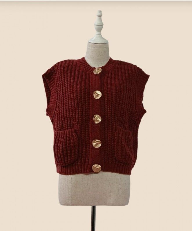 Cardigan Crochet Vest