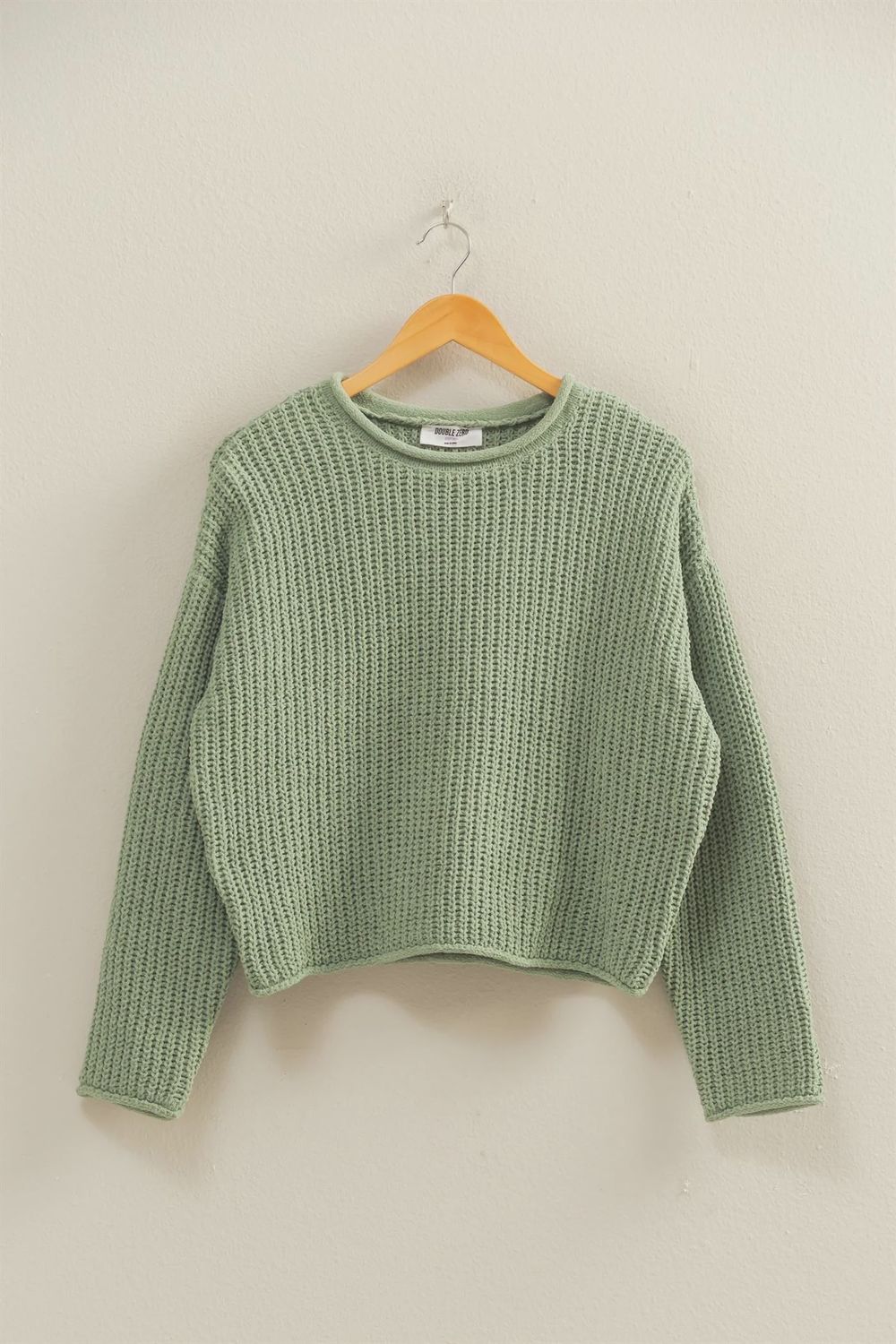 Rolled Edge Sweater