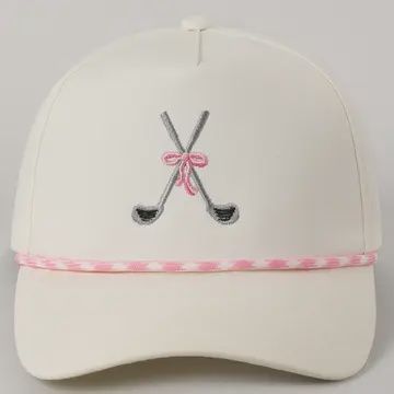 Hat with Design, Style: Golf
