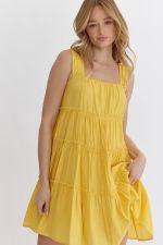 Sundress, Color: lemon, Size: Small