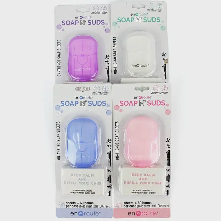 Hand Soap, Product Type: Pocket Paper Soap/Pink