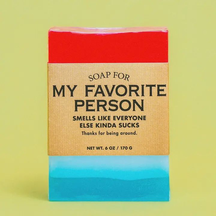 Fun Soap, Pattern: Favorite Person