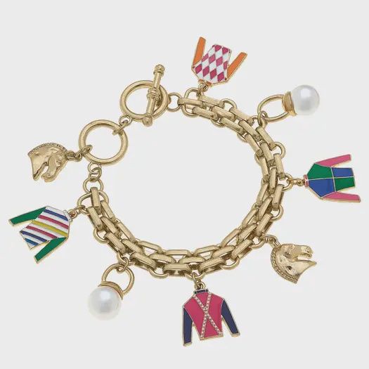 Steeplechase / Thoroughbred Jewelry, Pattern: Steeplechase Charm Bracelet