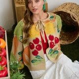 Veggie Spring Caridgan
