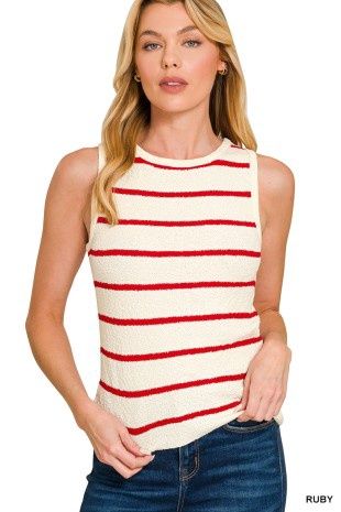 Striped Sweater Tank